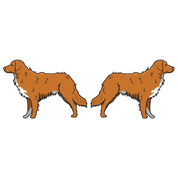 Signmission Nova Scotia Duck Tolling Retriever Dog Decal, Dog Lover Decor Vinyl Sticker D-18-Nova Scotia Duck Tolling Retriever - main